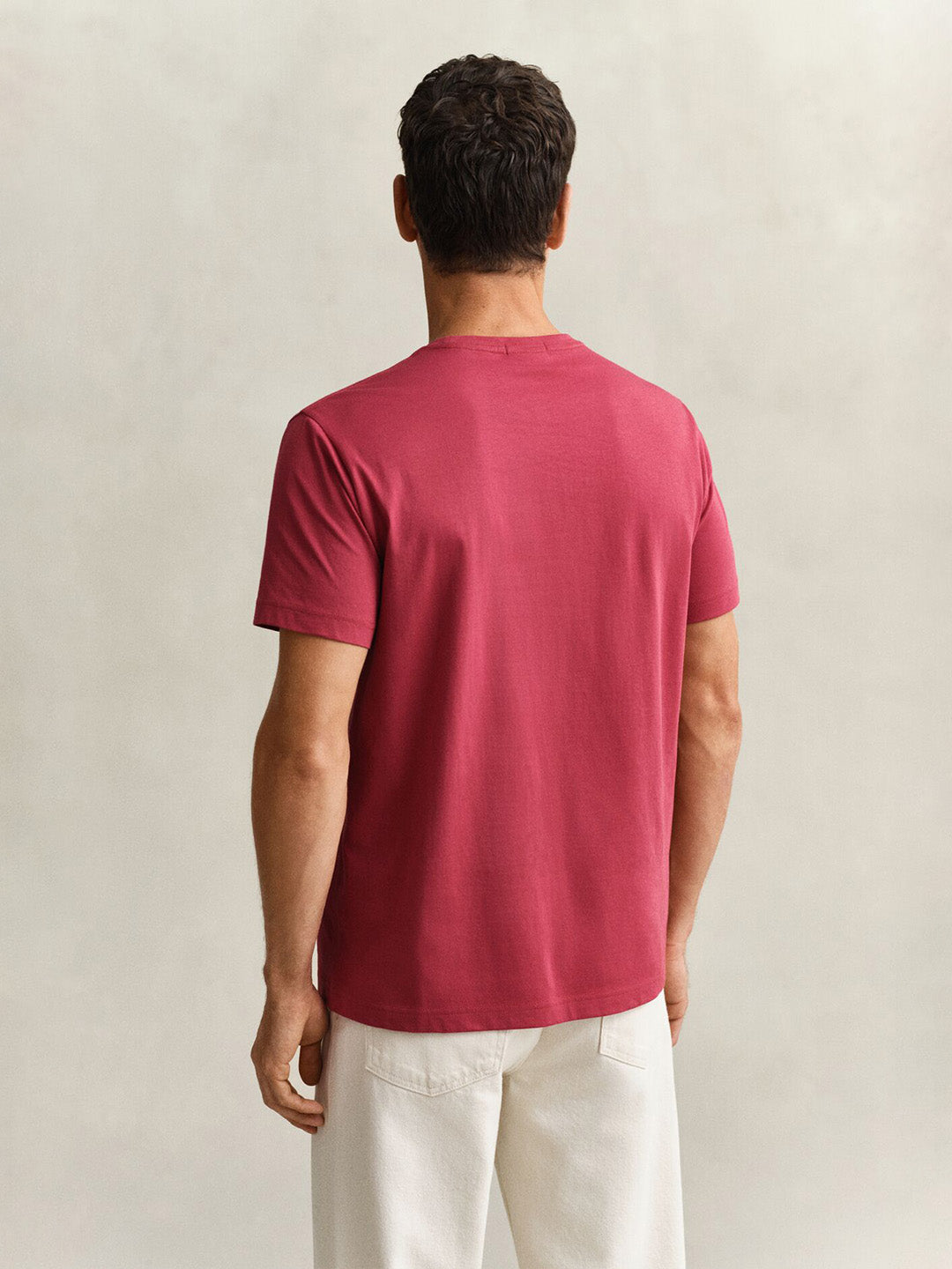 GANT Men Red Shield Pure Cotton T-Shirt