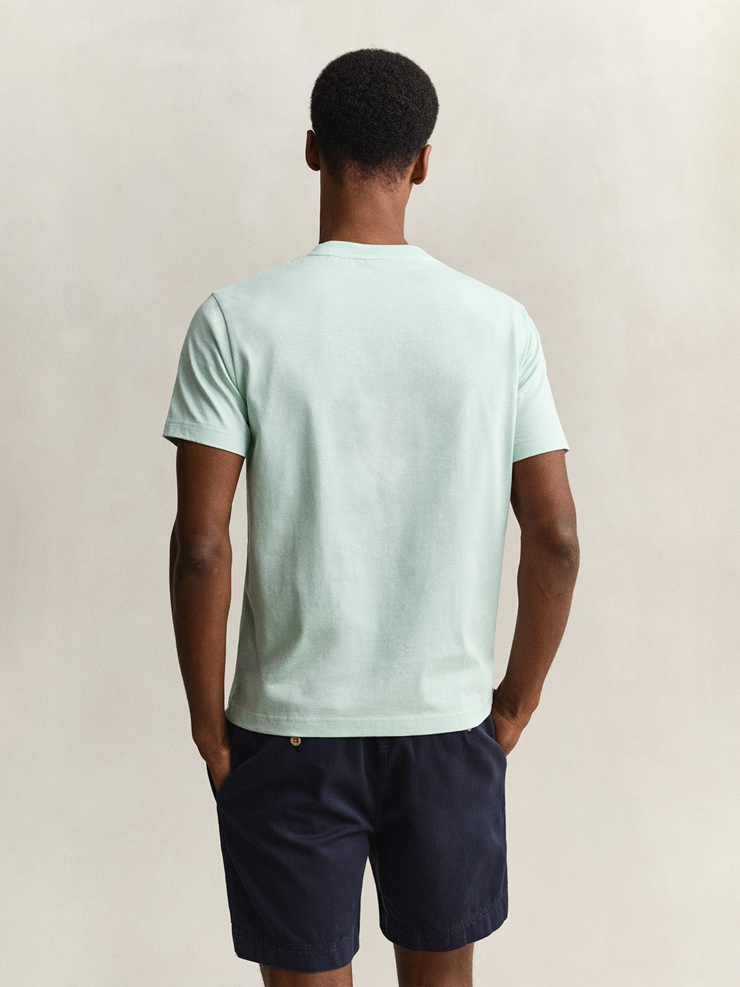 GANT Men Green Printed Regular Fit T-Shirt