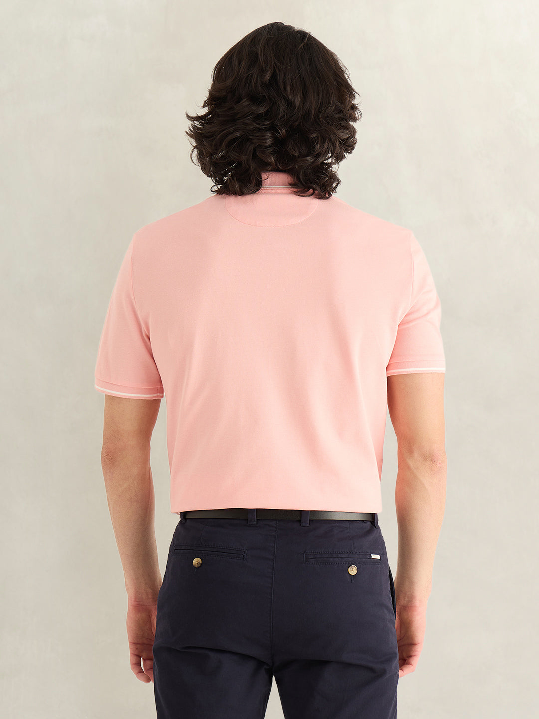 GANT Mens Pink Polo T-Shirt