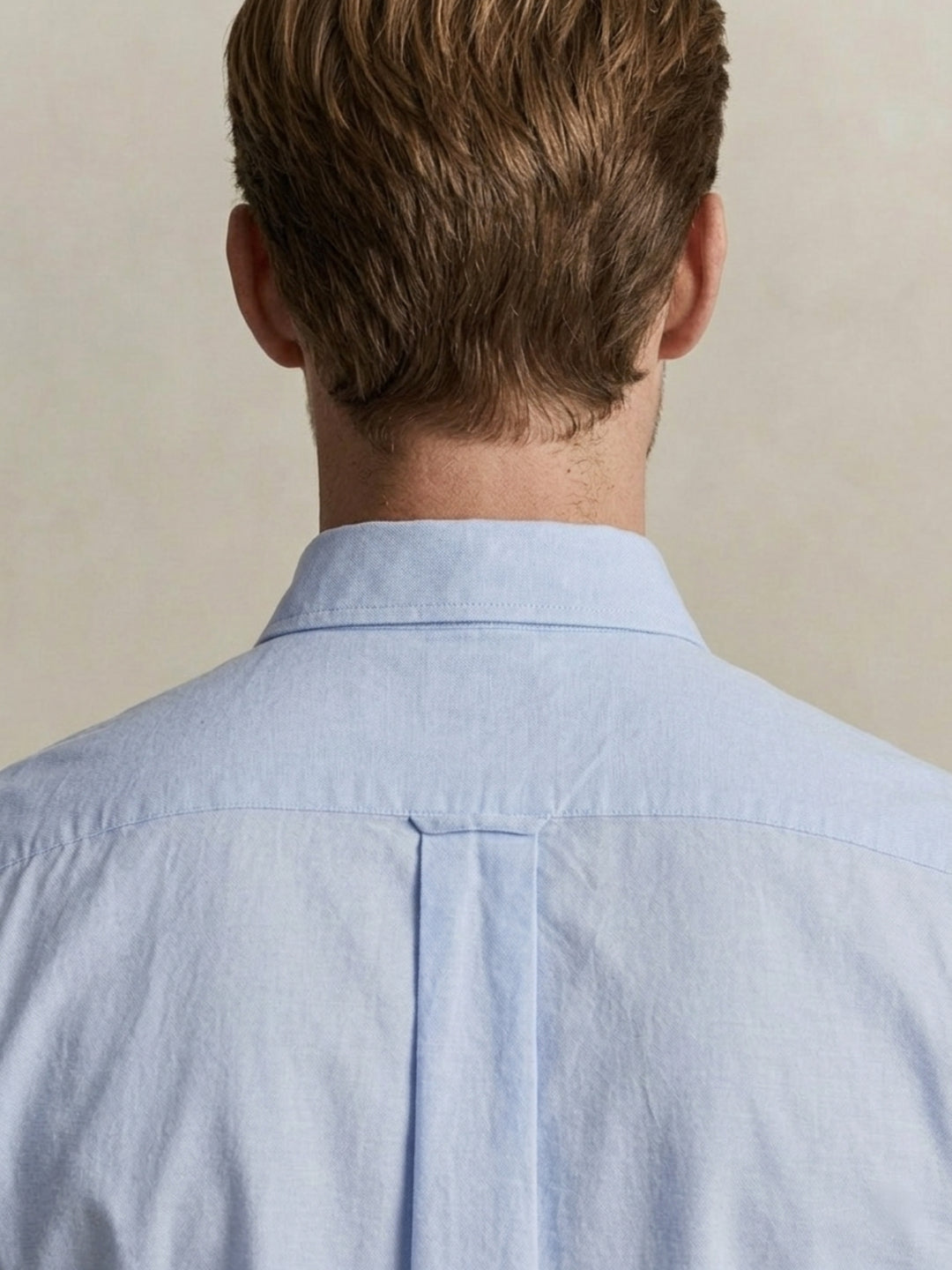 Gant Men Blue Solid Regular Fit Classic Poplin Shirt