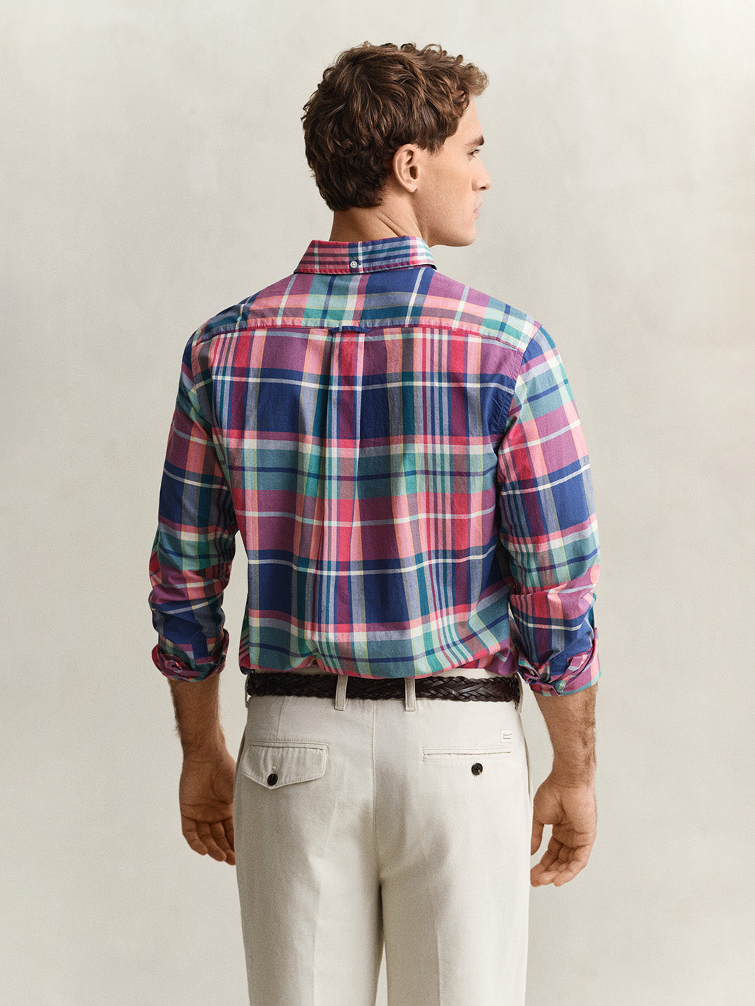 GANT Men Multicolour Checked Cotton Shirt