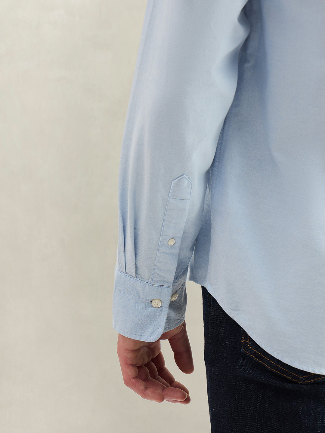 Gant Men Blue Solid Regular Fit Pure Cotton Shirt