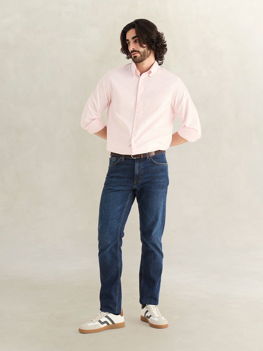 Gant Men Pink Solid Regular Fit Pure Cotton Shirt