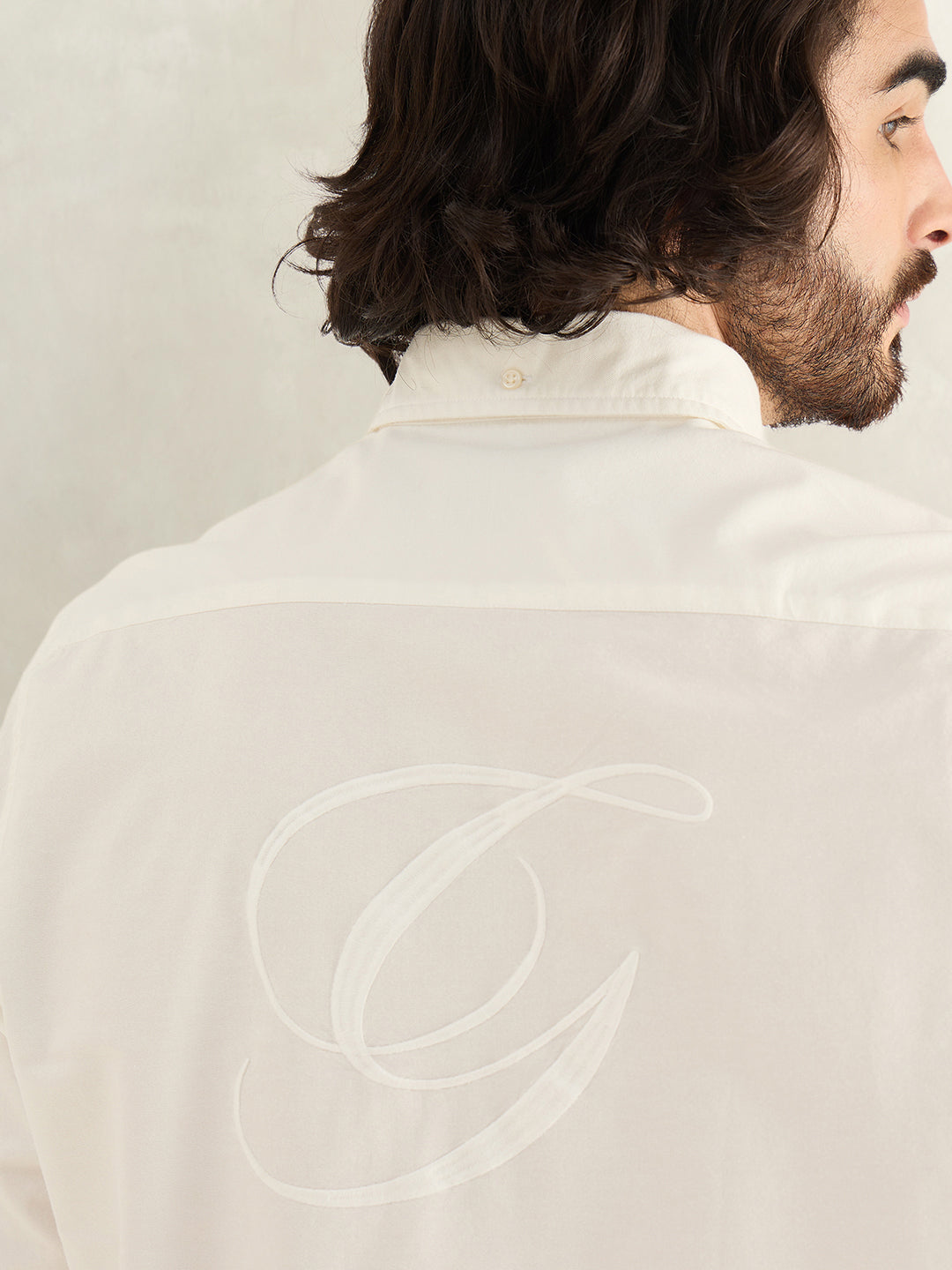 GANT Mens Off White Shirt