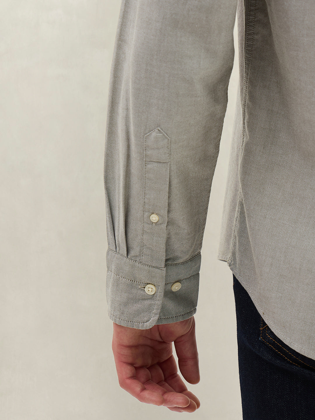 Gant Men Solid Grey Shirt