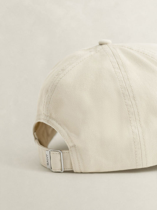 Gant Men White Solid Shield Caps