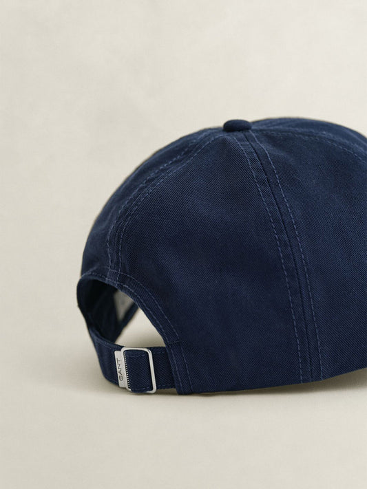 Gant Men Navy Blue Solid Shield Caps