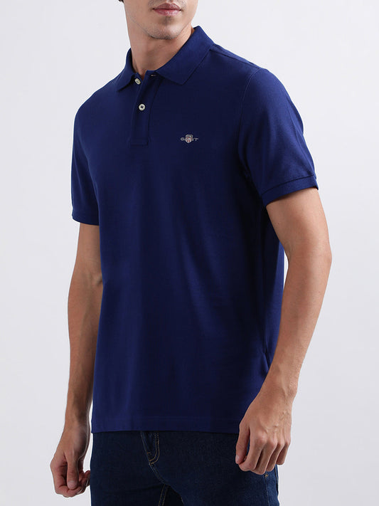 Gant Blue Regular Fit Polo T-Shirt