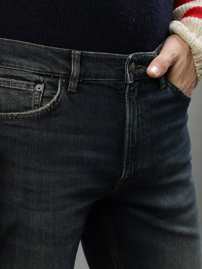 Gant Men Blue Washed Regular Fit Jeans