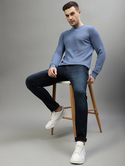 Gant Men Blue Washed Extra Slim Fit Jeans