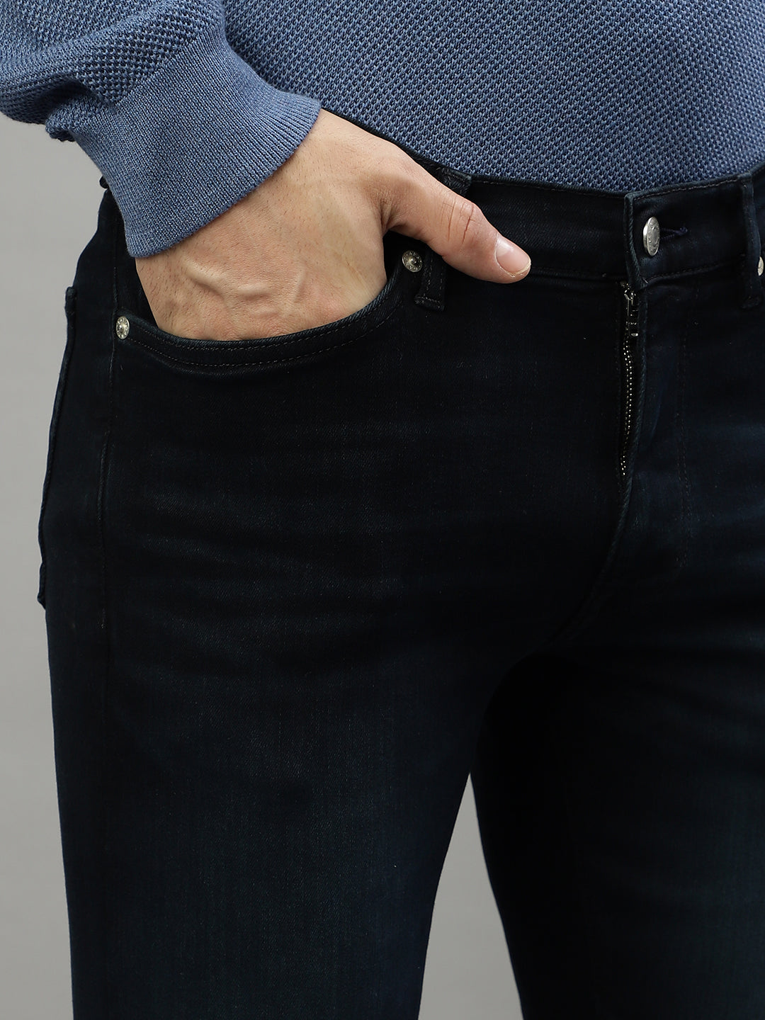 Gant Men Blue Washed Extra Slim Fit Jeans