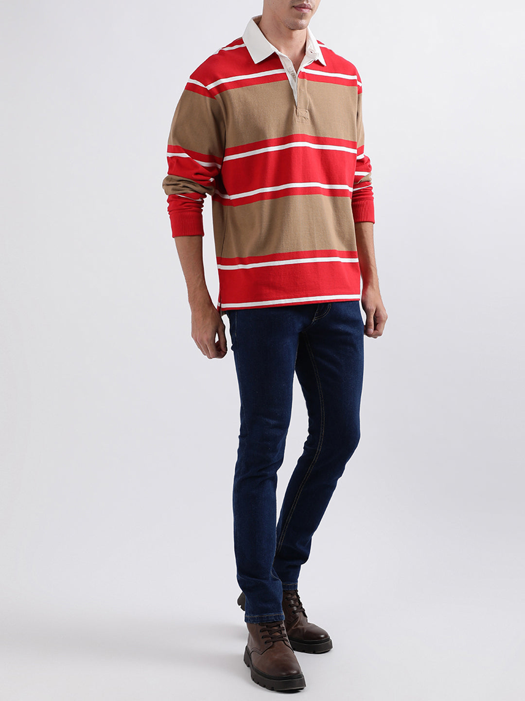 Gant Red Relaxed Fit Polo T-Shirt