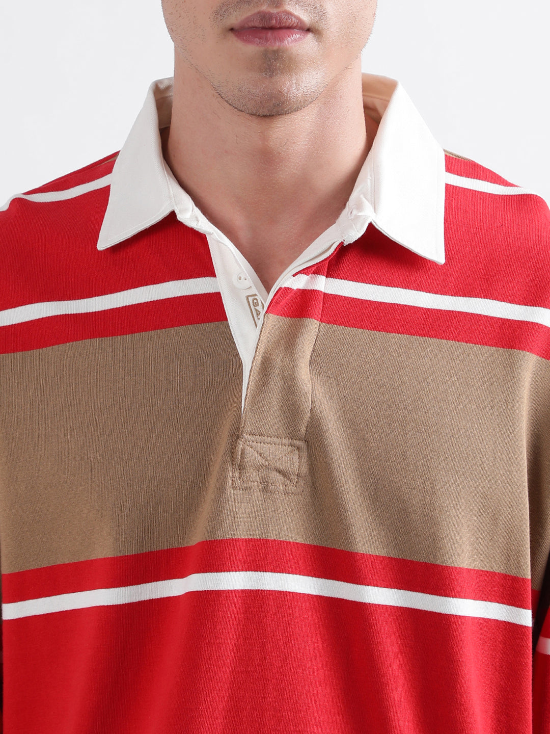 Gant Red Relaxed Fit Polo T-Shirt