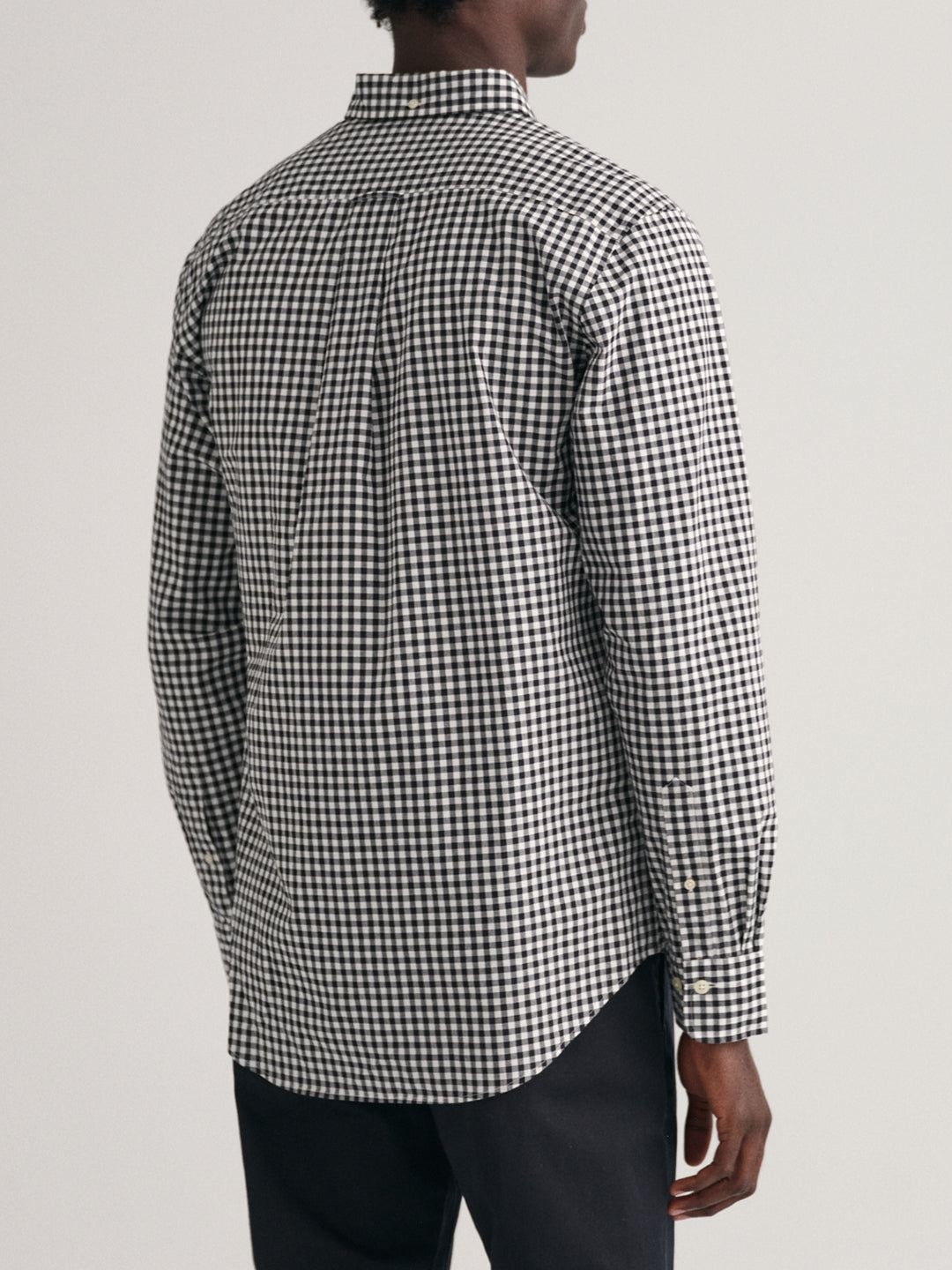 Gant Black Fashion Checked Regular Fit Shirt