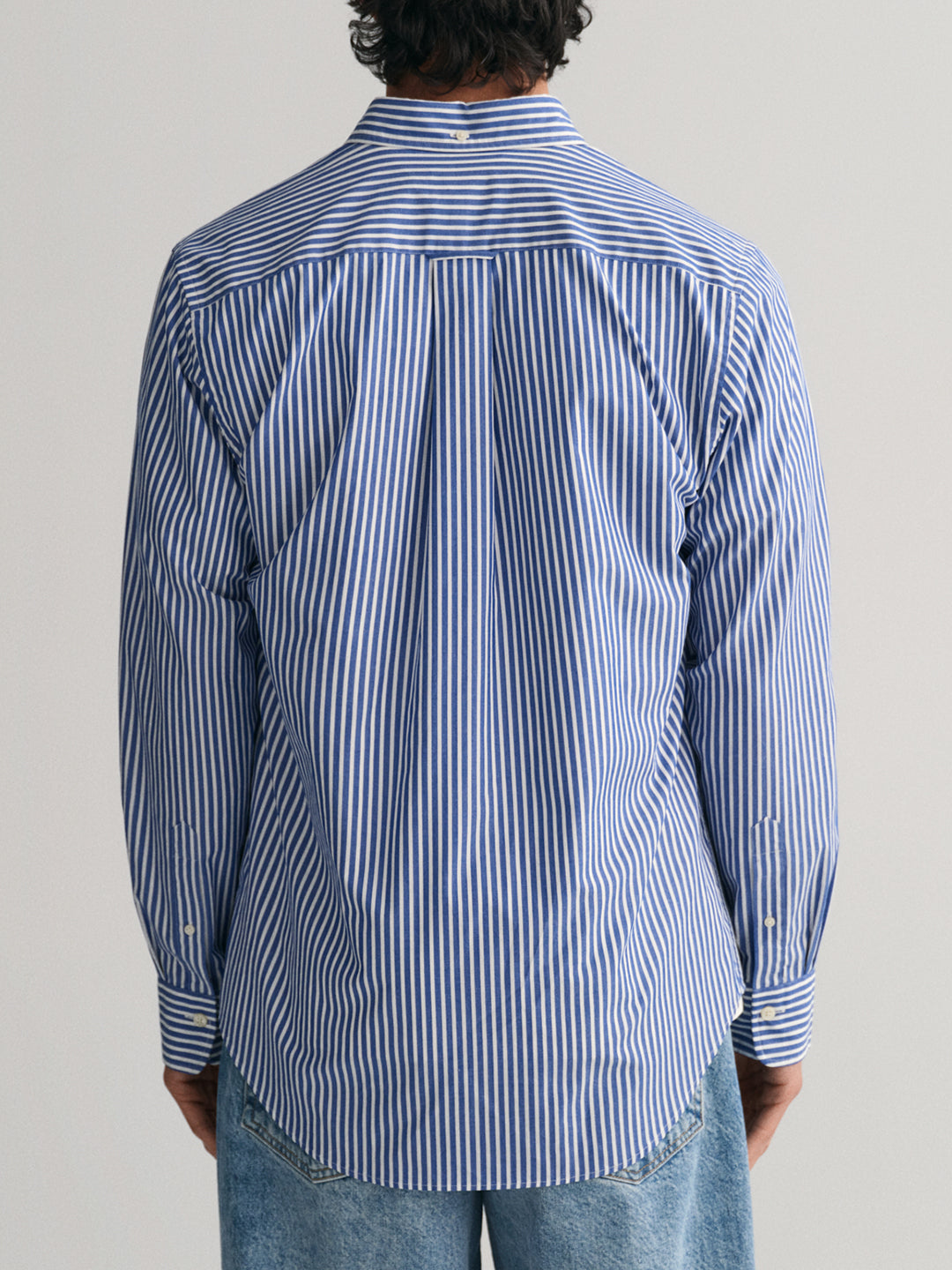 Gant Blue Fashion Striped Regular Fit Shirt