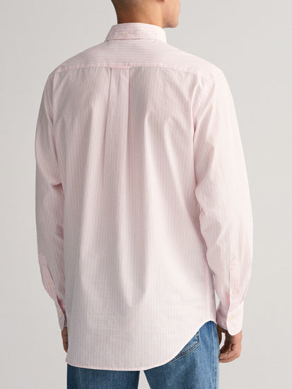 Gant Pink Fashion Striped Regular Fit Shirt