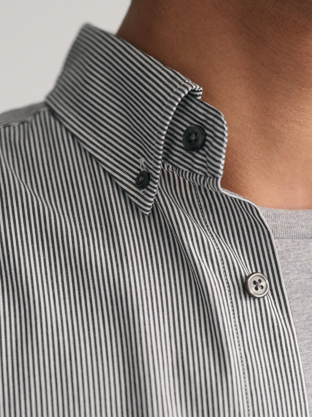 Gant Black Fashion Striped Regular Fit Shirt