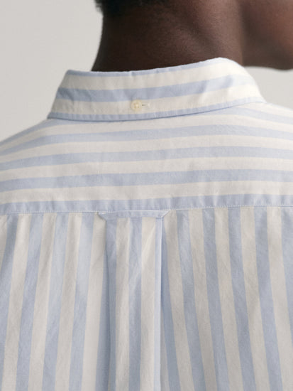 Gant White Fashion Striped Regular Fit Shirt