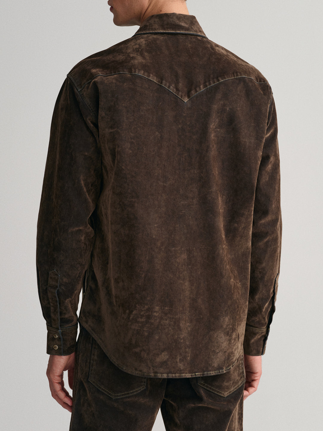 Gant Brown Fashion Oversized Shirt