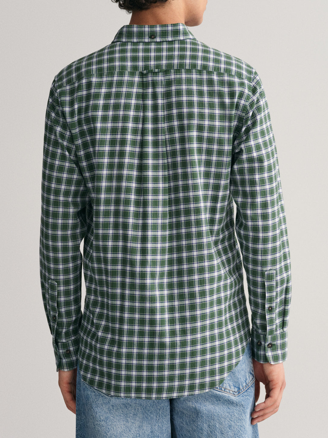 Gant Green Fashion Checked Regular Fit Shirt