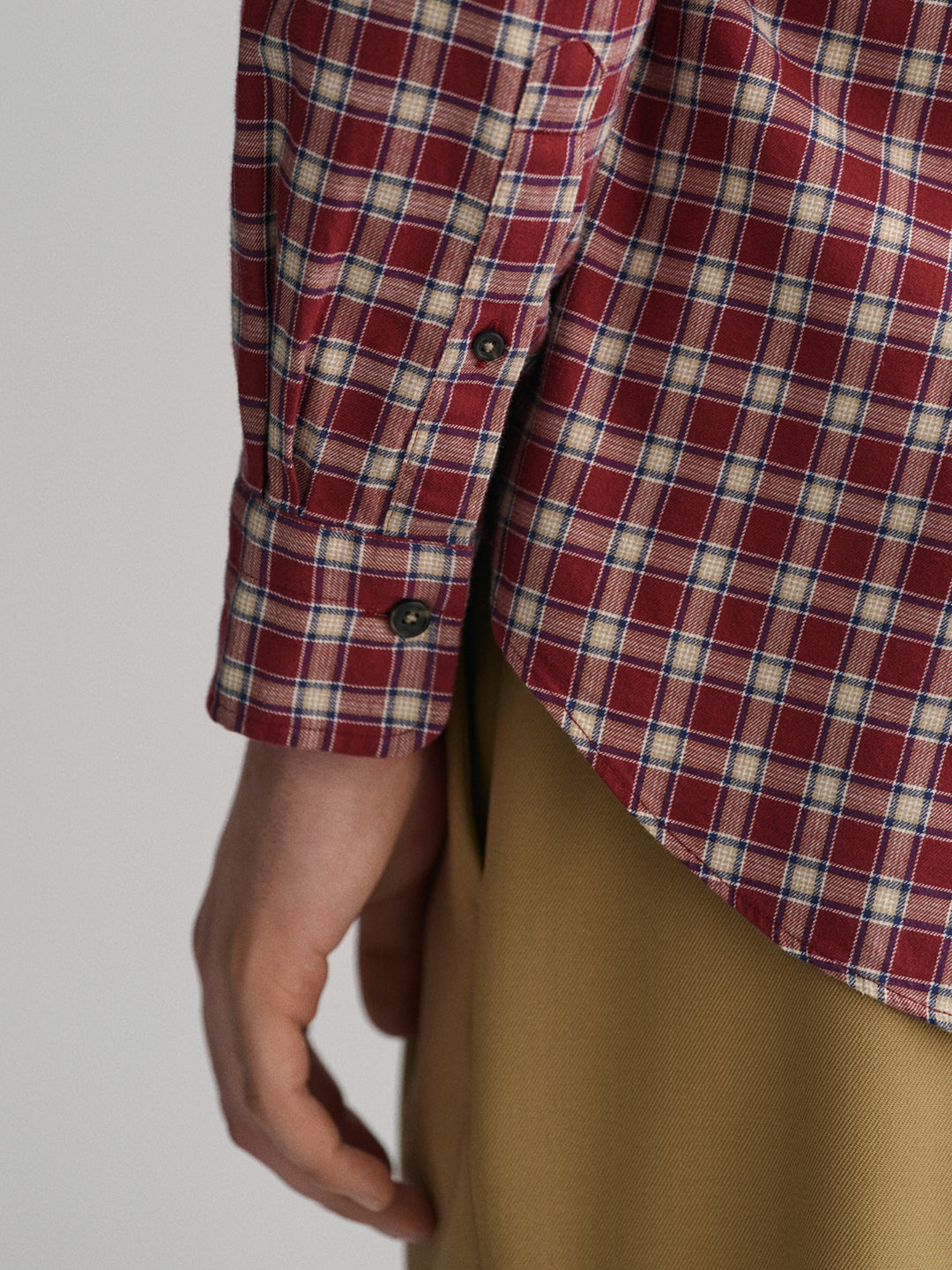 Gant Red Fashion Checked Regular Fit Shirt