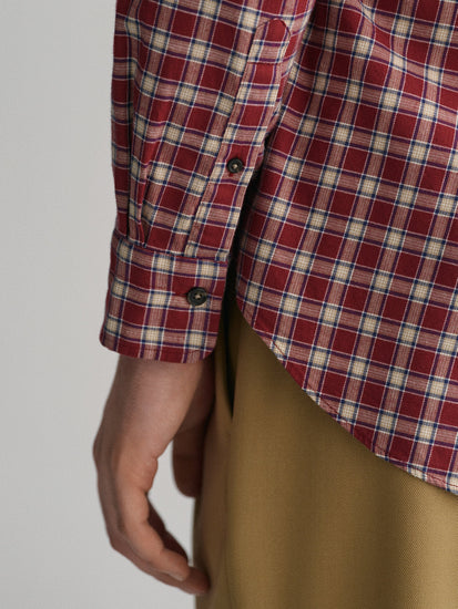 Gant Red Fashion Checked Regular Fit Shirt