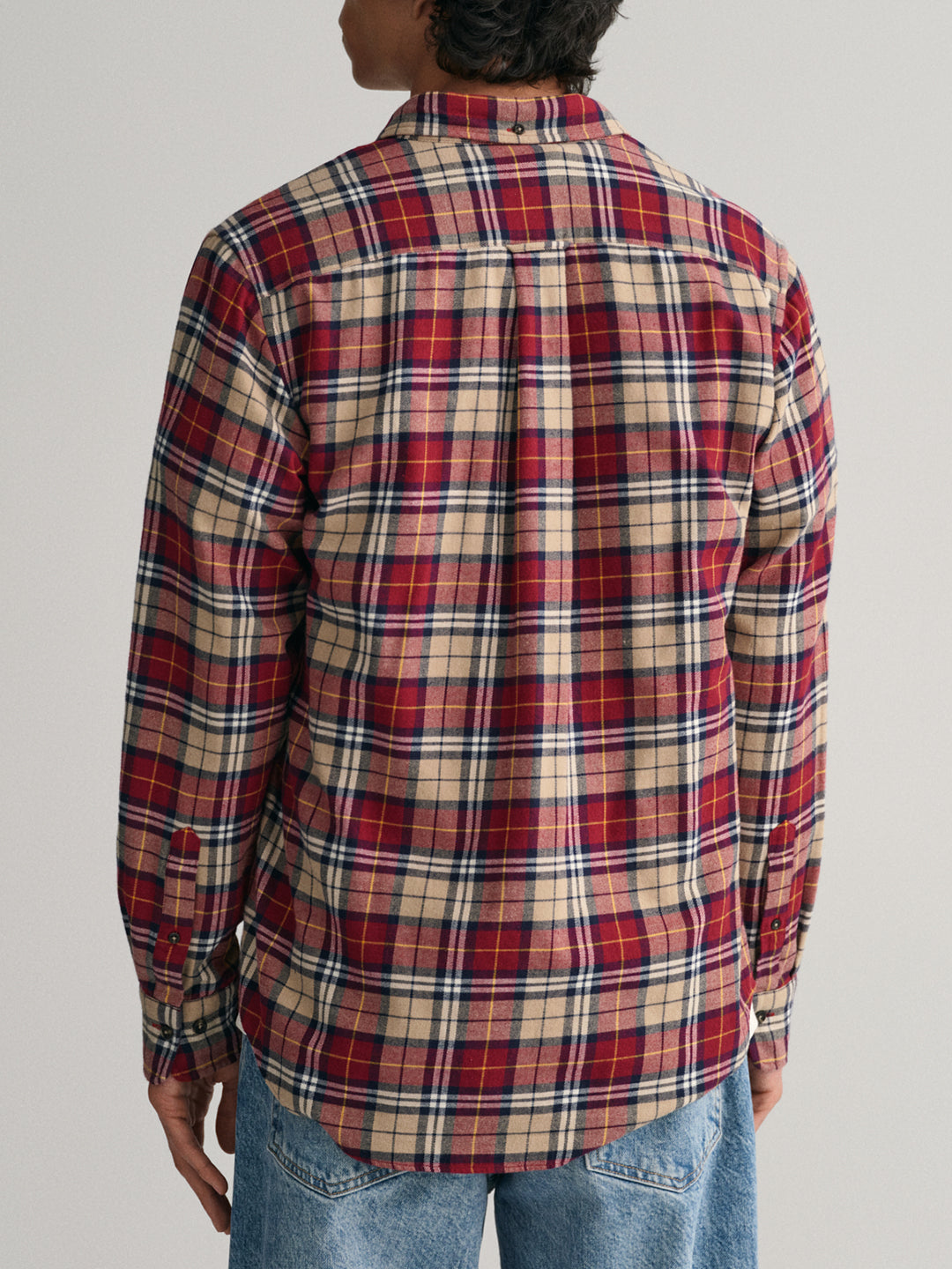 Gant Red Fashion Checked Regular Fit Shirt