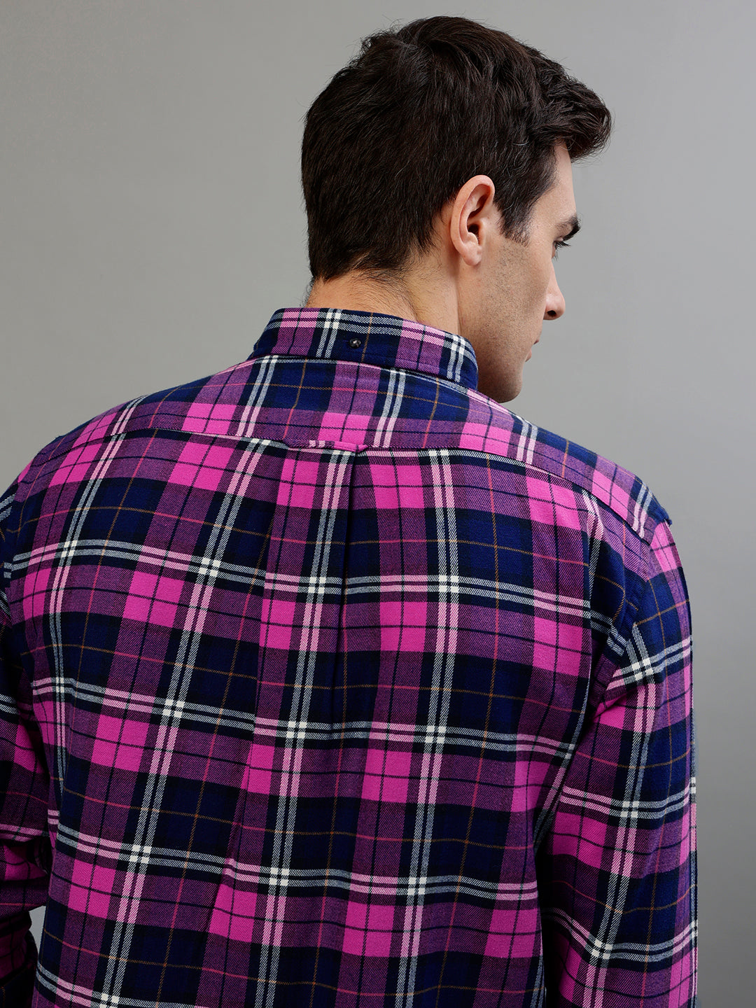 Gant Pink Fashion Checked Regular Fit Shirt