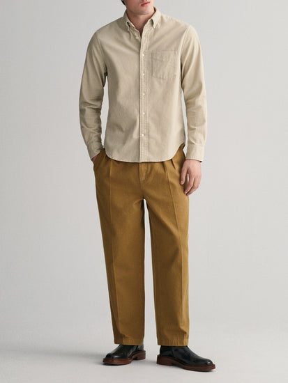 Gant Beige Fashion Regular Fit Shirt