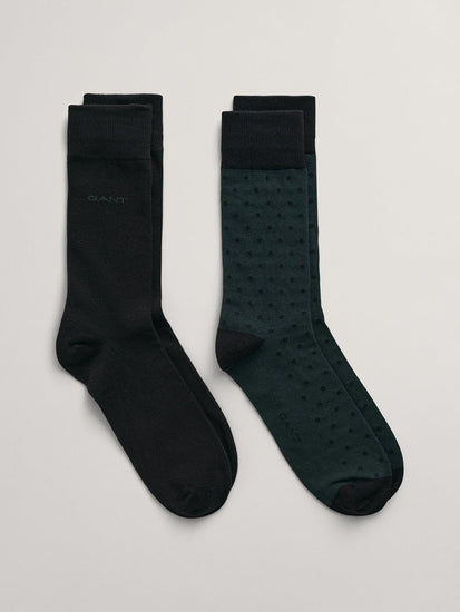 Gant Men Green Solid Socks