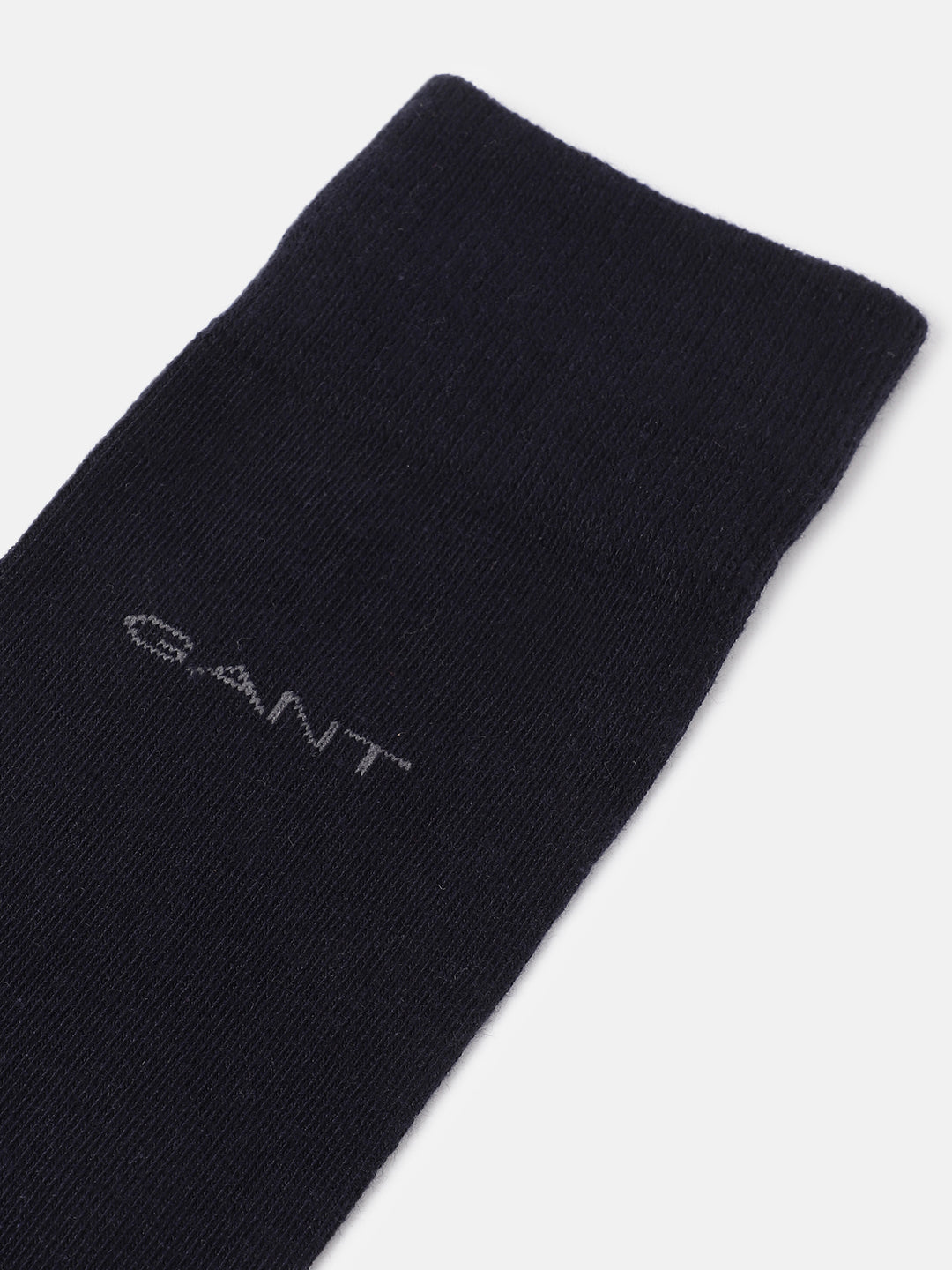 Gant Men Charcoal Striped Calf Length Socks (2 Pair of Socks)