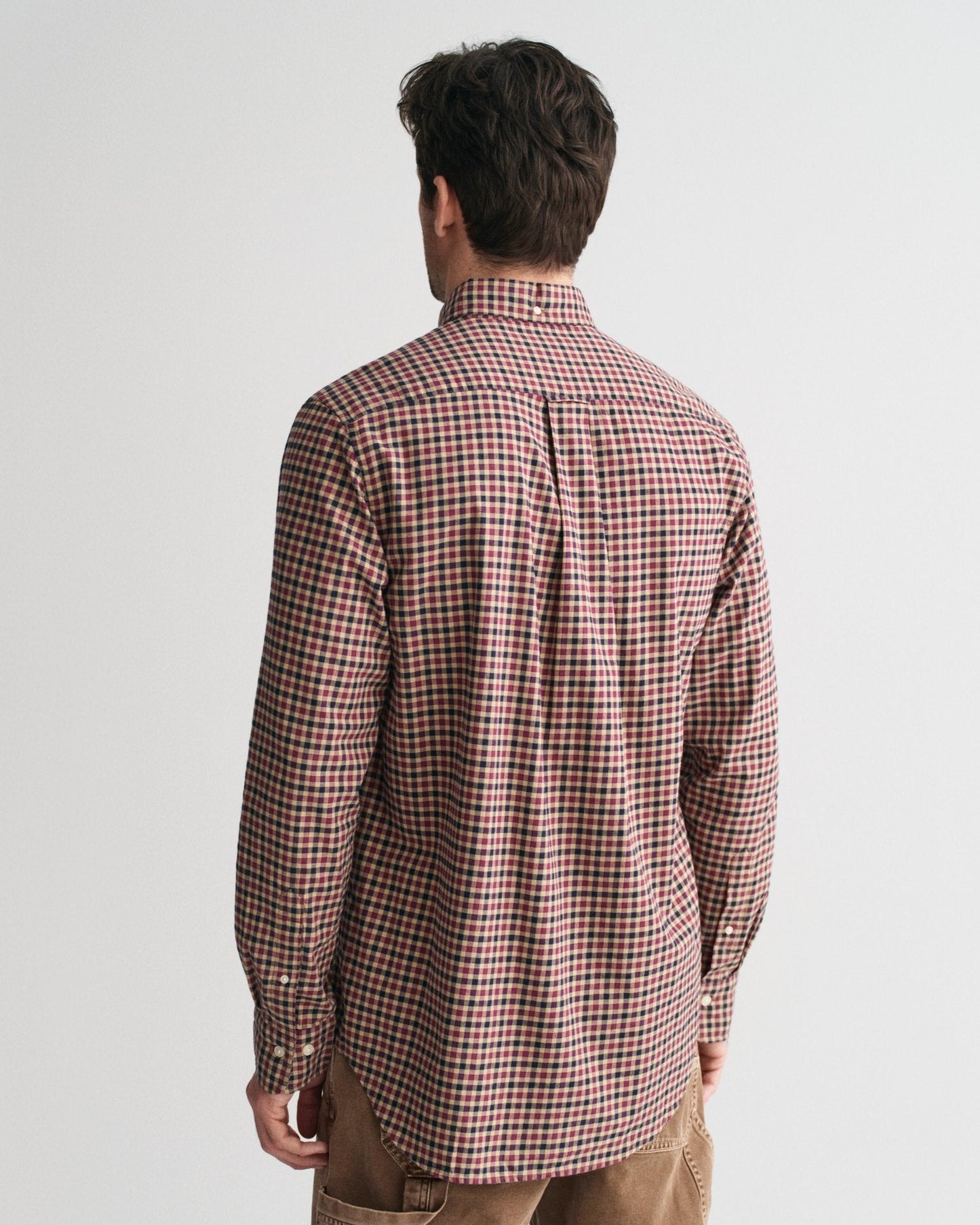 Gant Men Multicolor Checked Button-down Collar Full Sleeves Shirt