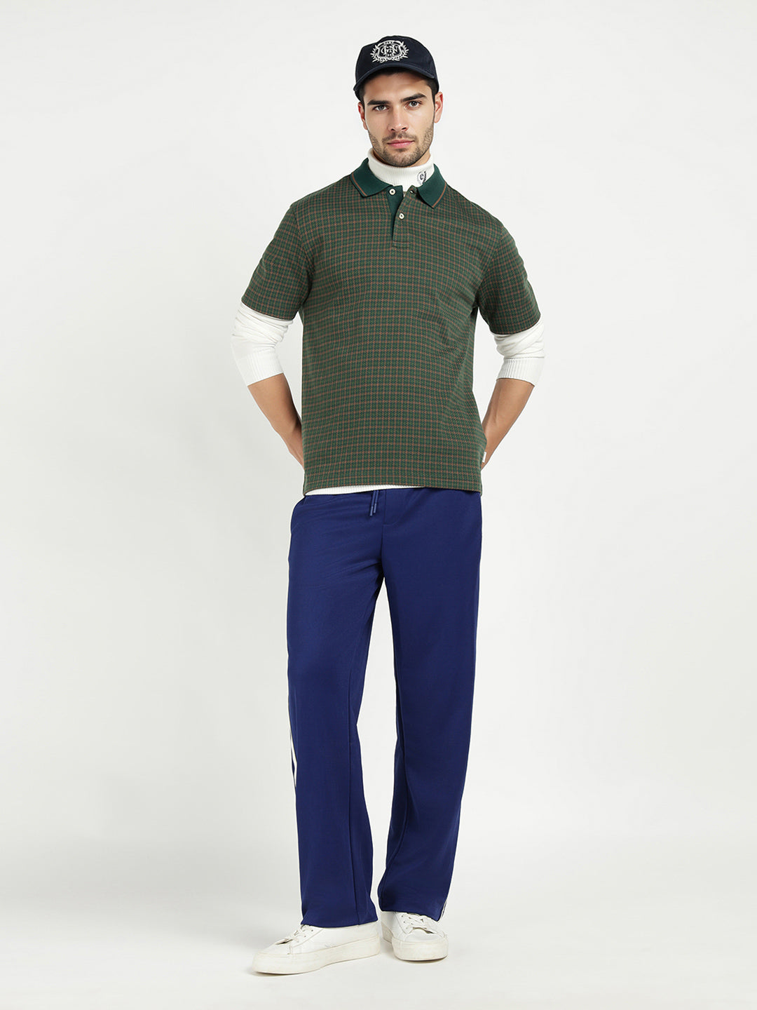 Gant Men Green Solid Polo Tshirt