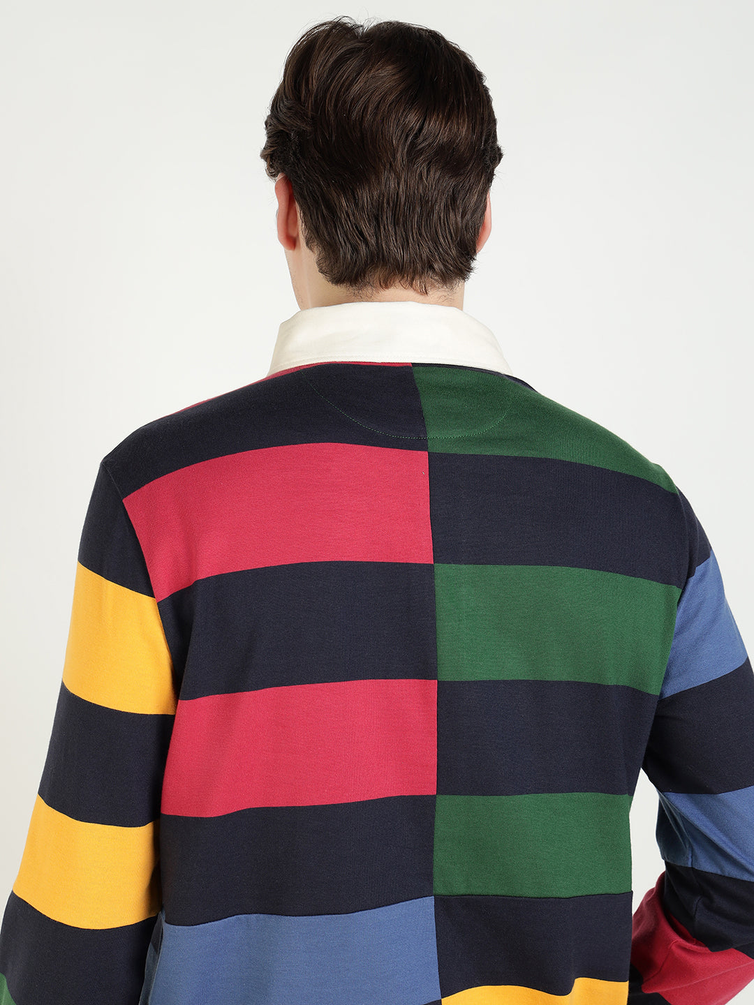 Gant Men Multicolor Colour blocked Collar Sweatshirt