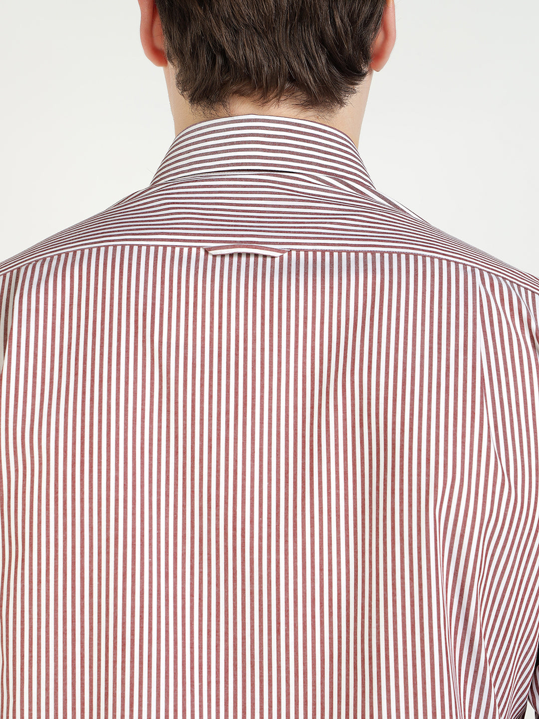 Gant Men Slim Red Striped Poplin Shirt
