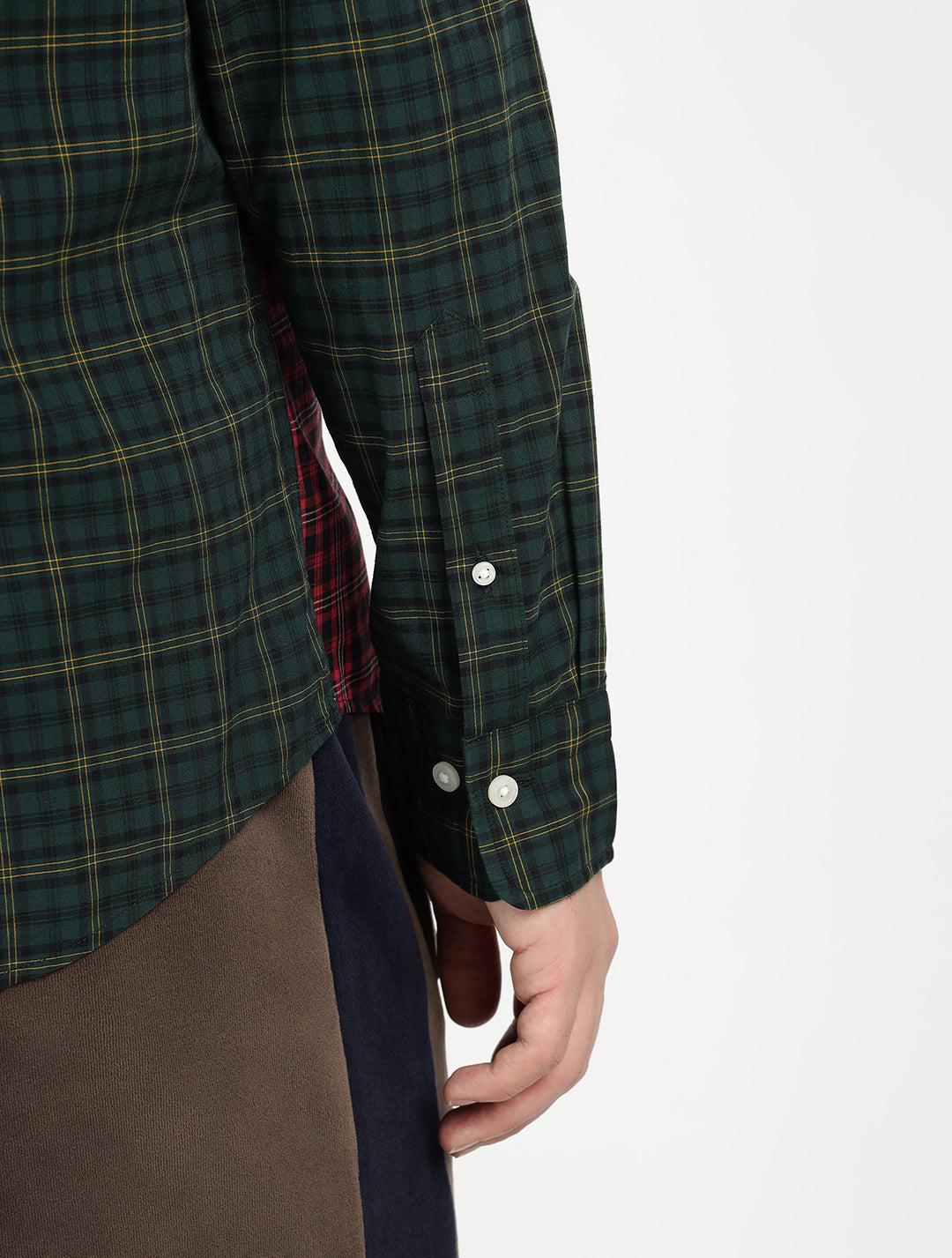 Gant Men Red Colour blocked Collar Shirt