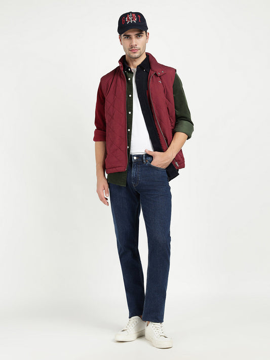 Gant Men Red Solid Collar Jacket