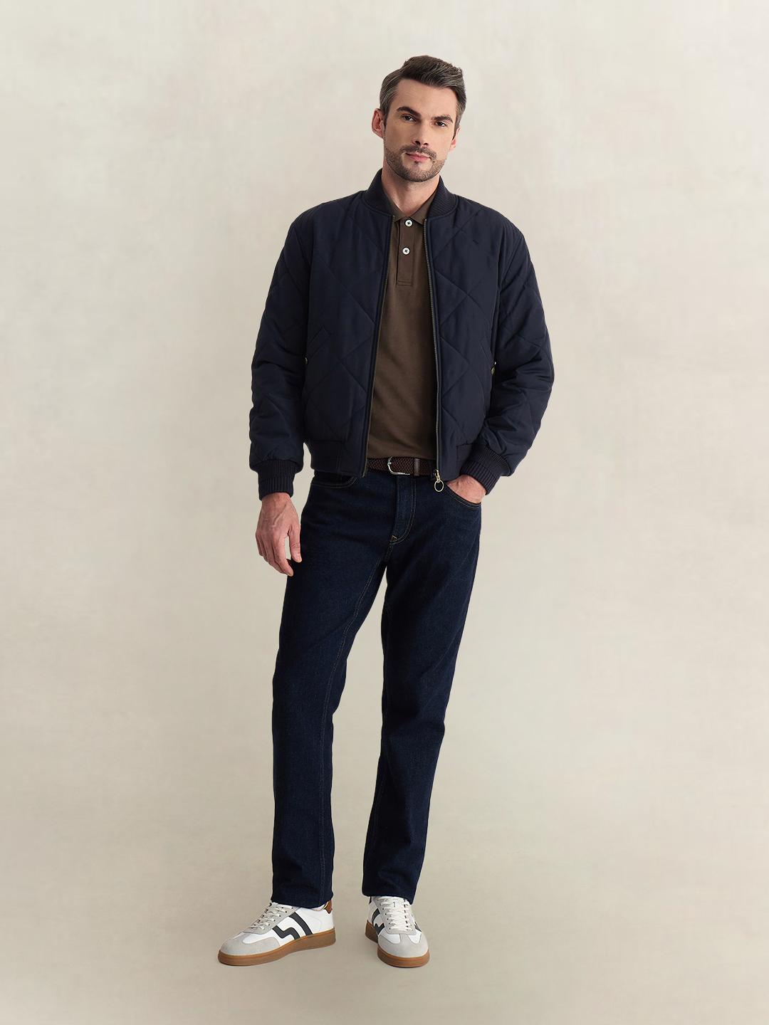 Gant Men Brown Regular Fit Solid Pure Cotton Polo Tshirt