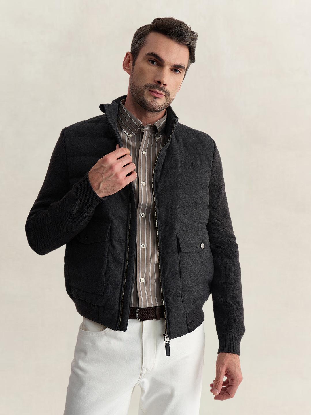 Gant Men Brown Regular Fit Striped Poplin Shirt