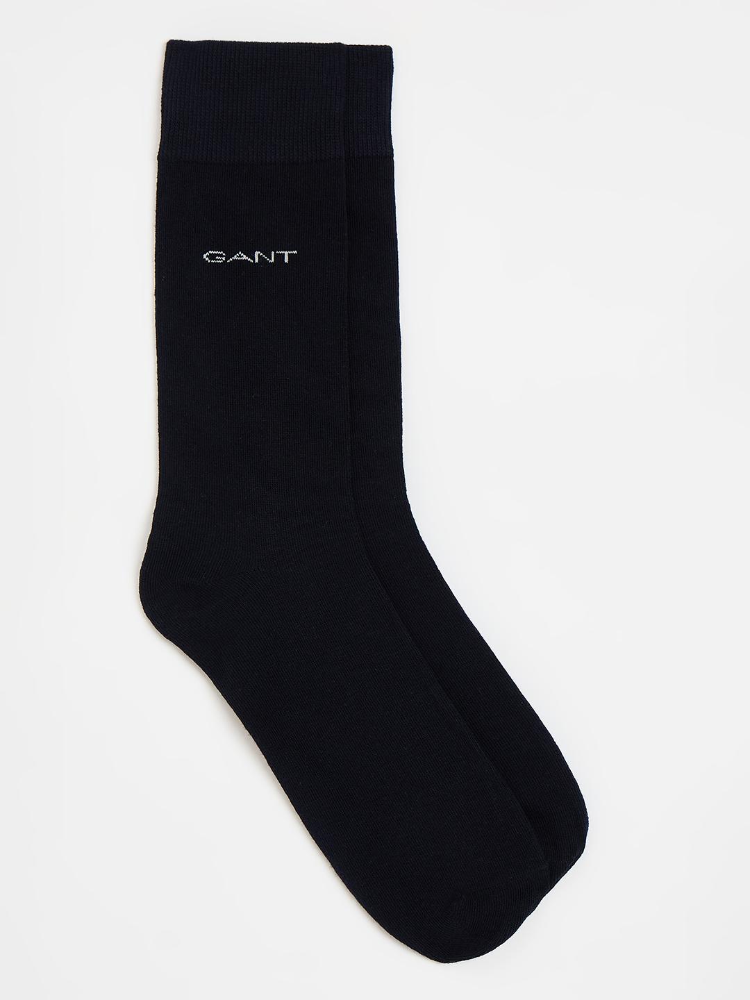 Gant Men Dark Blue Printed Regular Fit Socks - Pack Of 2