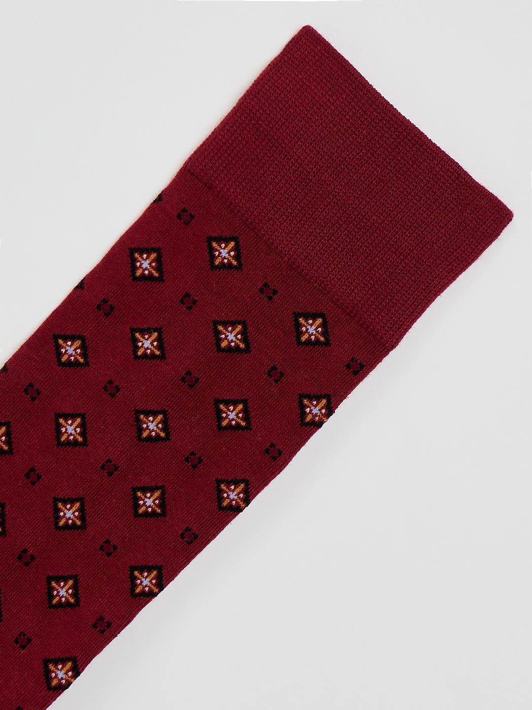 Gant Men Red Printed Regular Fit Socks