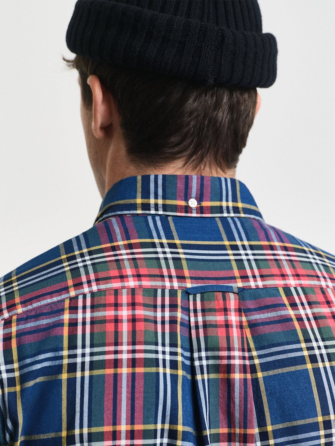 Gant Men Multicolour Checked Regular Fit Pure Cotton Shirt