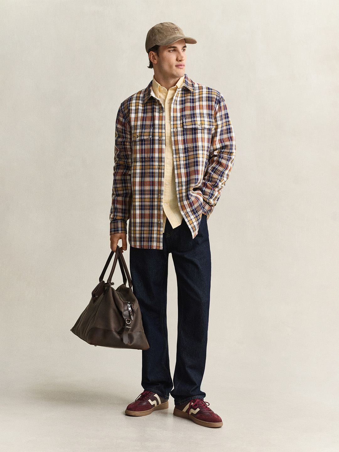 Gant Men Multicolour Checked Regular Fit Pure Cotton Shirt
