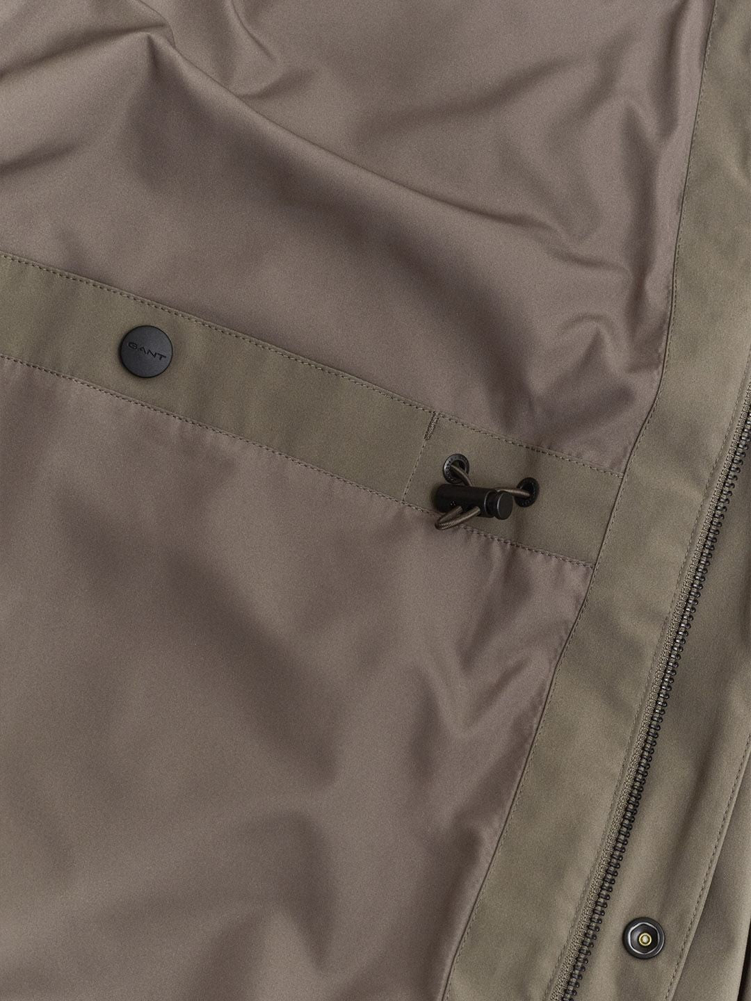 Gant Men Olive Solid Regular Fit Jacket