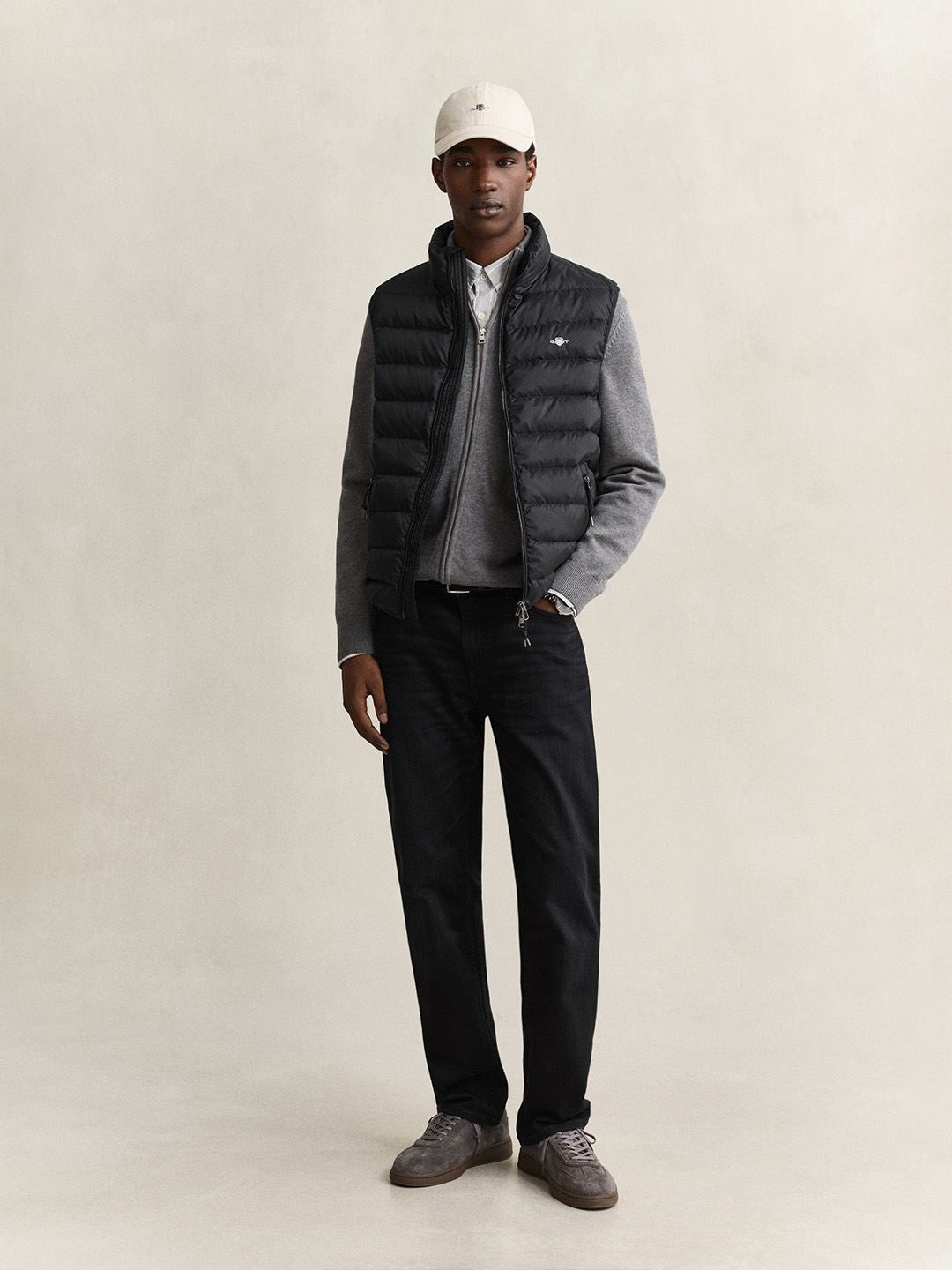 Gant Men Black Quilted Regular Fit Puffer Jacket