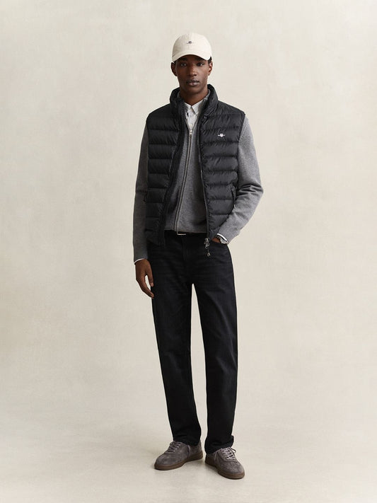 Gant Men Black Quilted Regular Fit Puffer Jacket