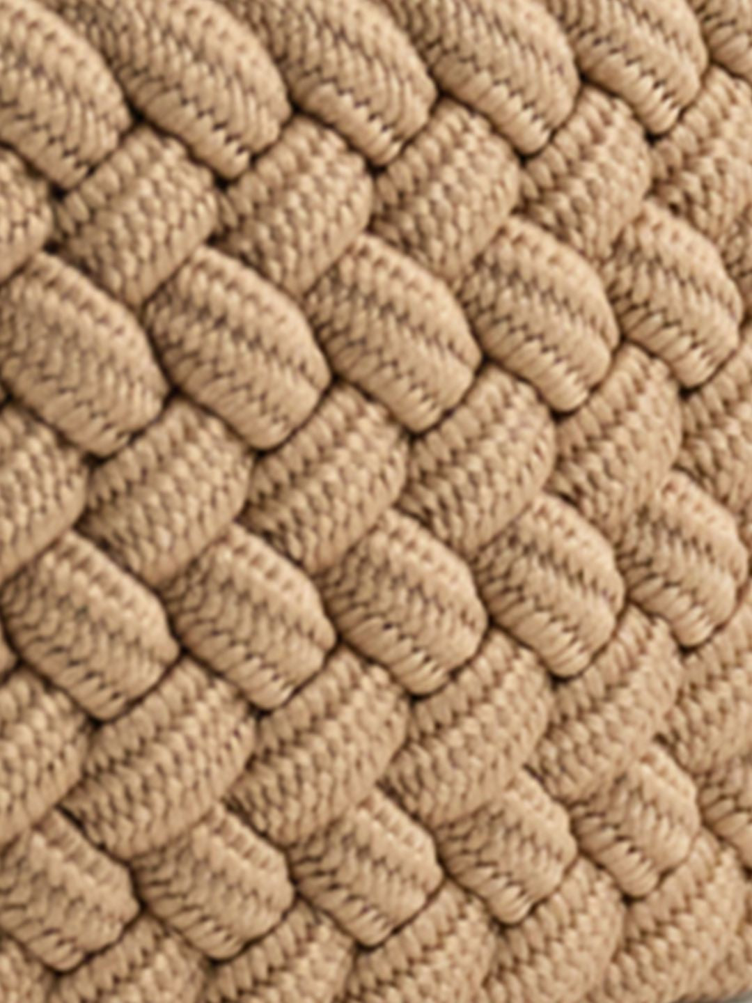 Gant Men Beige Braided Elastic Belt