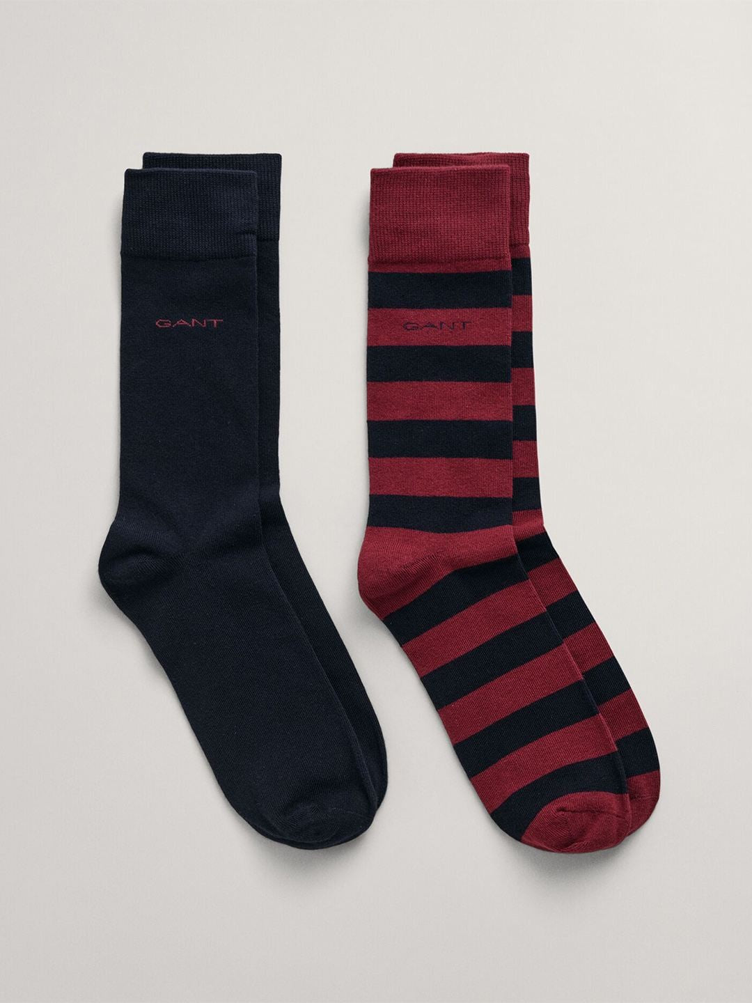 Gant Men Multicolour Striped Regular Fit Socks Pack Of - 2