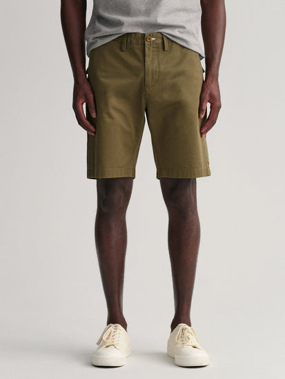 Gant Men Slim Fit Cotton Chino Shorts