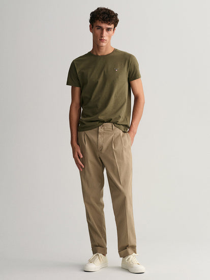 Gant Olive Green Original Regular Fit T-Shirt